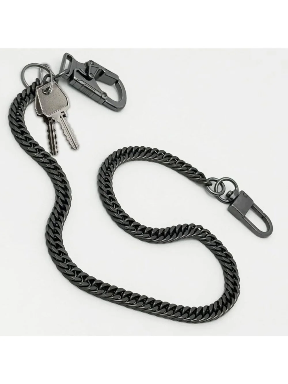 Everyday Wallet Chain for Men - Double Lock Security Keychain & Pants Accessory